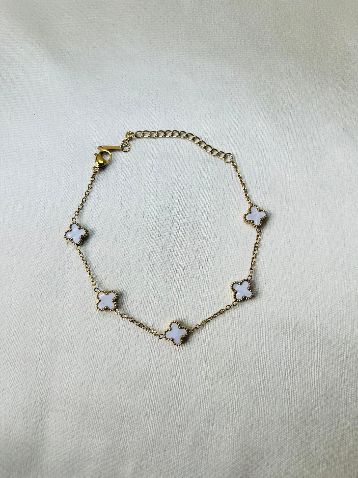White Clover Bracelet