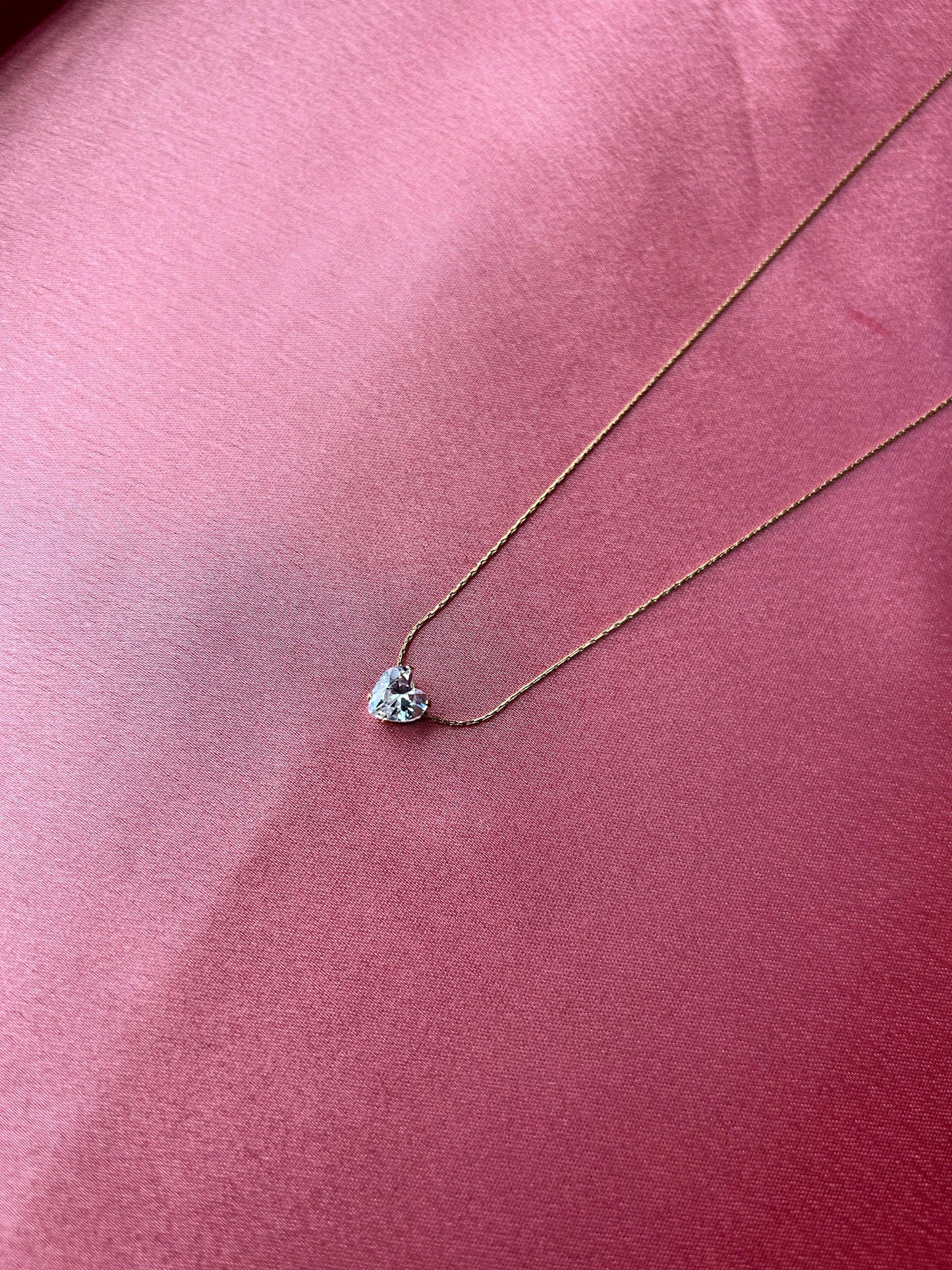 Heart Diamond Necklace