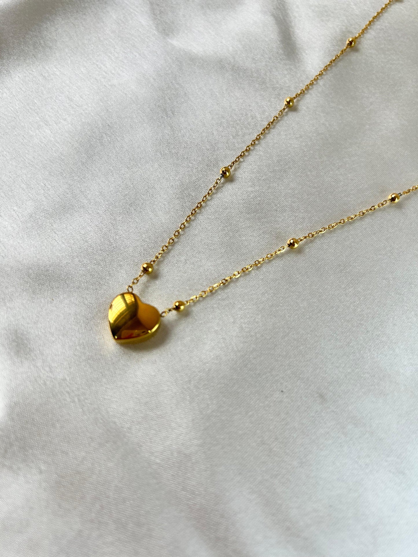 Golden Heart Necklace