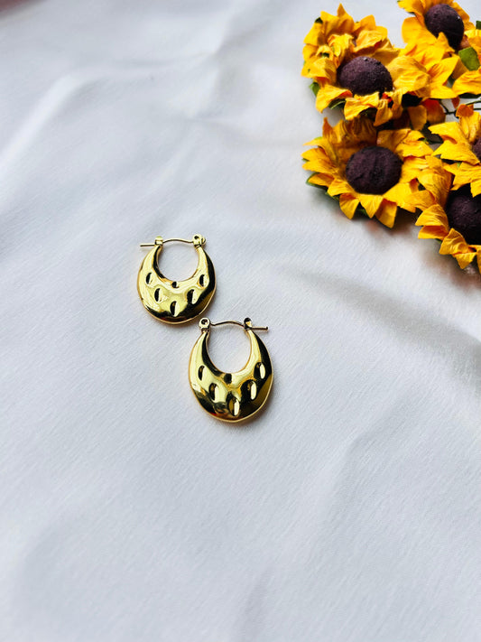 Strawberry Hoops Earrings